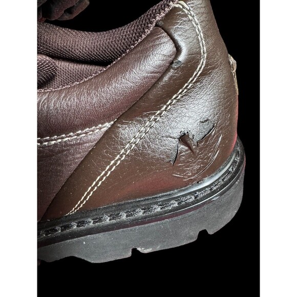 Lugz-Mens Gridlock Brown Leather Shoes MGDL-200 Sz 12 Lace Up - Picture 5 of 13